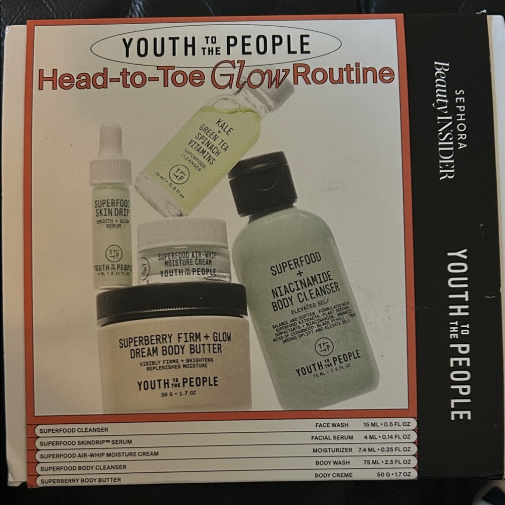 Youth to the People - Head to Toe Glow Routine